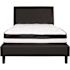 Flash Furniture Black Full Platform Bed and Mattress Set