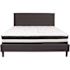 Flash Furniture Dark Gray King Platform Bed and Mattress Set