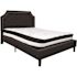 Flash Furniture Black Queen Platform Bed and Mattress Set
