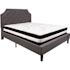 Flash Furniture Dark Gray Queen Platform Bed and Mattress Set