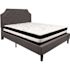 Flash Furniture Dark Gray Queen Platform Bed and Mattress Set