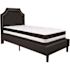 Flash Furniture Black Twin Platform Bed and Mattress Set