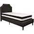 Flash Furniture Black Twin Platform Bed and Mattress Set