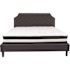 Flash Furniture Dark Gray King Platform Bed and Mattress Set