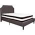 Flash Furniture Dark Gray Full Platform Bed and Mattress Set