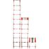 10.5 ft. Aluminum Telescoping Extension Ladder (14.5 Reach Height), 250 lbs. Load Capacity ANSI Type 1 Duty Rating