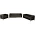 Flash Furniture 3-Piece Black Living Room Sets
