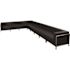 Flash Furniture 3-Piece Black Living Room Sets