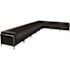Flash Furniture 8-Piece Black Living Room Sets