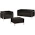 Flash Furniture 3-Piece Black Living Room Sets