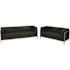 Carnegy Avenue 2-Piece Black Living Room Sets