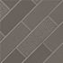 MSI Citylights Graphite 3D Mix 4 in. x 12 in. Glossy Ceramic Gray Textured Subway Tile (9.69 sq. ft./case )