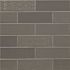 MSI Citylights Graphite 3D Mix 4 in. x 12 in. Glossy Ceramic Gray Textured Subway Tile (9.69 sq. ft./case )
