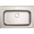 MOEN 1800 Series Stainless Steel 33 in. 1-Hole Single Bowl Drop-In Kitchen Sink