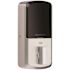 Kwikset Aura Satin Nickel Single Cylinder Electronic Bluetooth Keypad Smart Lock Deadbolt featuring SmartKey Security