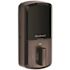 Kwikset Aura Venetian Bronze Single Cylinder Electronic Bluetooth Keypad Smart Lock Deadbolt featuring SmartKey Security