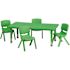Carnegy Avenue Green 5-Piece Table and Chair Set