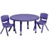 Carnegy Avenue Blue 3-Piece Table and Chair Set