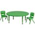 Carnegy Avenue Green 3-Piece Table and Chair Set