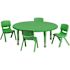 Carnegy Avenue Green 5-Piece Table and Chair Set