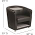 Flash Furniture Black Leather Office/Desk Chair
