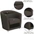 Flash Furniture Charcoal Gray Fabric Office/Desk Chair