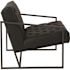 Flash Furniture Black Hercules Madison Series LeatherSoft Tufted Lounge Chair, Tufted Retro Accent Chair for Living Room