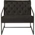 Flash Furniture Black Hercules Madison Series LeatherSoft Tufted Lounge Chair, Tufted Retro Accent Chair for Living Room