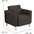 Flash Furniture Charcoal Gray Fabric Office/Desk Chair