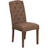 Flash Furniture Brown Fabric Office/Desk Chair