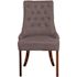 Flash Furniture Fabric Tufted Chair in Gray