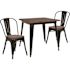 Carnegy Avenue 5-Piece Black Table and Chair Set