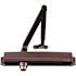 LCN Sized 1-5 Dark Bronze/695 Finish Regular Arm Surface Door Closer with 62PA Shoe (25-Year Warranty)