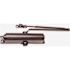 LCN Sized 1-5 Dark Bronze/695 Finish Regular Arm Surface Door Closer with 62PA Shoe (20-Year Warranty)