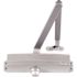 LCN Sized 1-5 Aluminum/689 Finish Regular Arm Surface Door Closer with 62PA Shoe (15-Year Warranty)