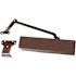 LCN Sized 1-6 Dark Bronze/695 Finish Regular Arm Surface Door Closer with 62PA Shoe (30-Year Warranty)