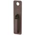 Von Duprin Grade-1 Sprayed Dark Bronze Exit Device Trim Only, Non-Handed, Thumb Press Trim
