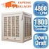 Hessaire 4,800 CFM Down-Draft Aspen Evaporative Cooler for 1,800 sq. ft. (Motor not Included)