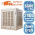 Hessaire 6,800 CFM Down-Draft Aspen Evaporative Cooler for 2,400 sq. ft. (Motor not Included)