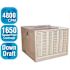 Hessaire 4,800 CFM Down-Draft Rigid Evaporative Cooler for 1,800 sq. ft. (Motor not Included)