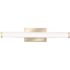 Lithonia Lighting Contractor Select 18-Watt 24 in. 1 Light Brushed Nickel LED Vanity Light Bar Switchable Light Color