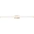 Contractor Select 45 in. 1-Light Brushed Nickel Integrated LED Vanity Light Bar, Selectable Color Temp 3000/3500/4000K