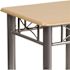 Flash Furniture 21 in. Natural/Gray Medium Square Wood Coffee Table