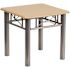 Flash Furniture 21 in. Natural/Gray Medium Square Wood Coffee Table