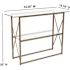 Carnegy Avenue Clear/Matte Gold Coffee Table
