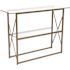 Carnegy Avenue Clear/Matte Gold Coffee Table