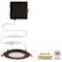 Ultra Slim Integrated LED 4 in Round Adj Color Temp Canless Recessed Light for Kitchen Bath Living rooms, White