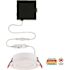 Slim Directional Integrated LED 4 in Round Adj Color Temp Canless Recessed Light for Kitchen Bath Living rooms, White
