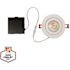 Ultra Spot Integrated LED 4 in Round Adj Color Temp Canless Recessed Light for Kitchen Bath Living rooms, White