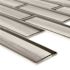 MSI Ombre Grigia Subway 12 in. x 12 in. x 0.31 in. Glass Mesh-Mounted Mosaic Wall Tile (9.6 sq. ft./Case)